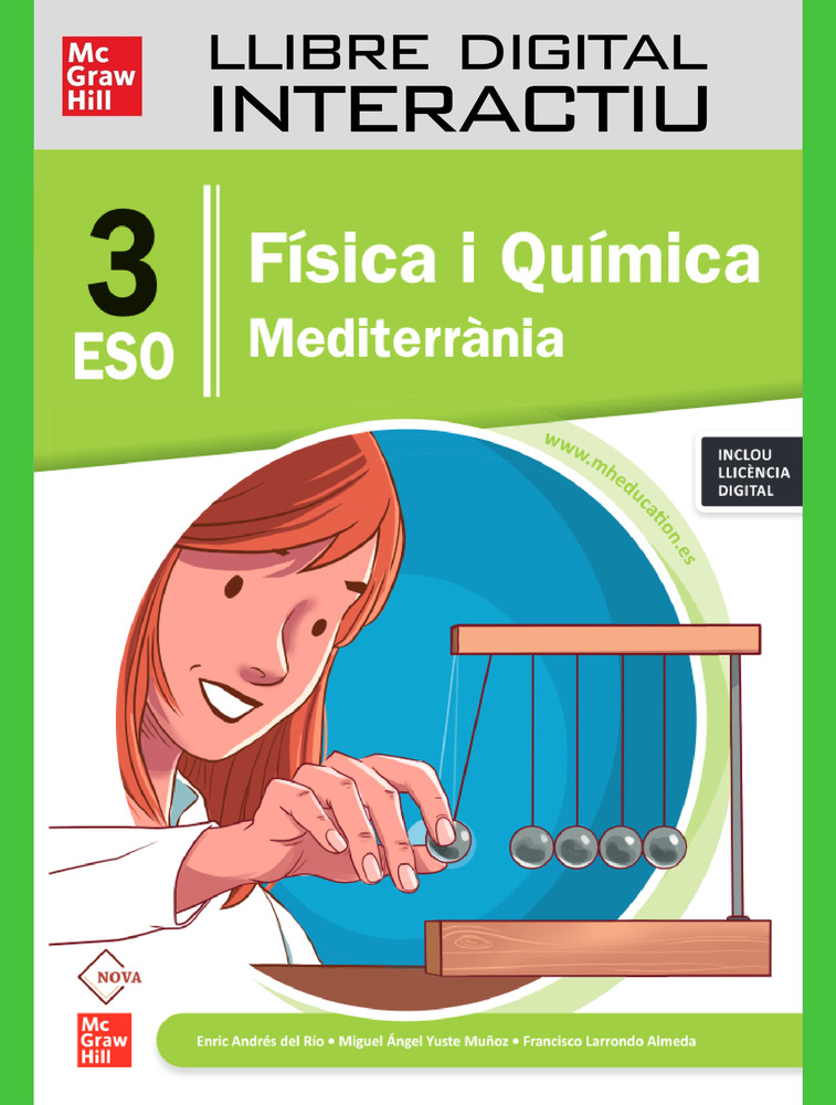 Llibre digital interactiu Física i Química 3r ESO NOVA Mediterrània