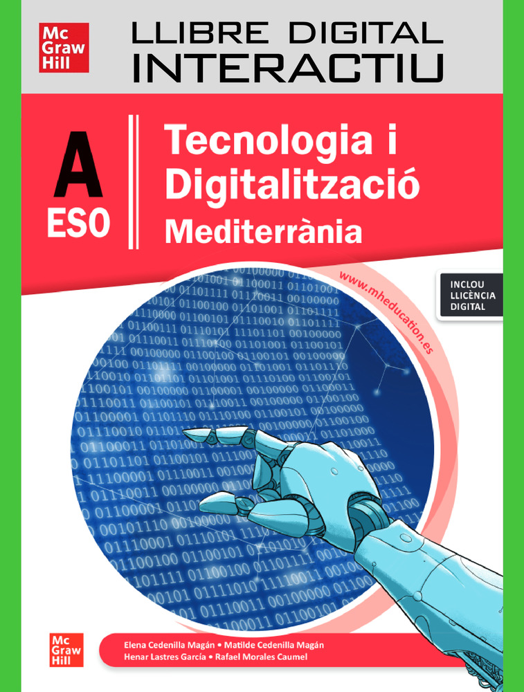 Llibre digital interactiu Tecnologia i Digitalització A ESO Mediterrània
