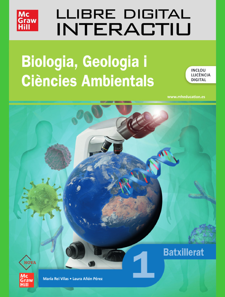 Llibre digital interactiu Biología, Geologia i Ciències Ambientals 1r Batxillerat NOVA