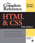 CSS & XHTML: The Complete Reference 5/e