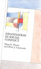 Negotiation in Social Conflict 