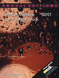 ANNUAL EDITIONS: Social Welfare and Social Work 00/01, Second Edition