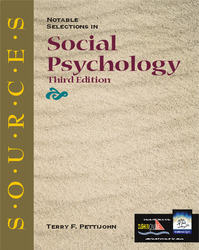 SOURCES: Notable Selections in Social Psychology, Third Edition
