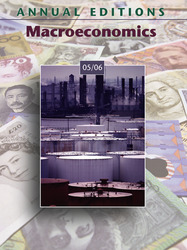 ANNUAL EDITIONS: Macroeconomics 05/06, Fifteenth Edition