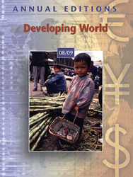 ANNUAL EDITIONS: Developing World 08/09, Eighteenth Edition