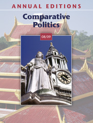 ANNUAL EDITIONS: Comparative Politics 08/09, Twenty-Sixth Edition