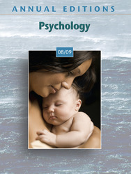 ANNUAL EDITIONS: Psychology 08/09, Thirty-Eighth Edition