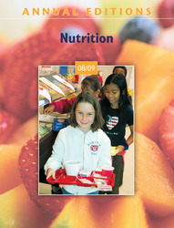 ANNUAL EDITIONS: Nutrition 08/09, Twentieth Edition