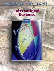 ANNUAL EDITIONS: International Business, 14/e, Fourteenth Edition