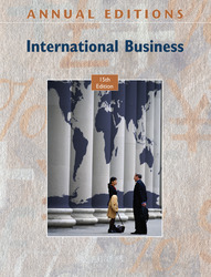 ANNUAL EDITIONS: International Business, 15/e, Fifteenth Edition