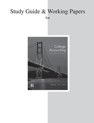 Study Guide and Working Papers for College Accounting (A Contemporary Approach)